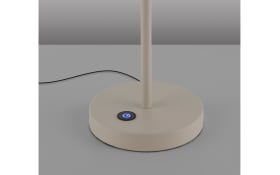 LED-Tischleuchte Elmo, sandfarbig