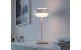 LED-Tischleuchte Elmo, sandfarbig