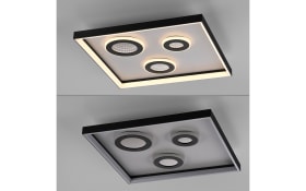 LED-Deckenleuchte Dune, schwarz, inkl. CCT und Tunneleffekt
