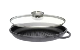 Bräter Alucast, 3tlg, oval, 38cm