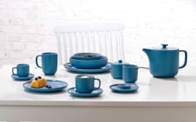 Kaffeeuntertasse Jasper, ozeanblau, 15 cm