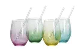 Partyset Spritz, mehrfarbig, 8-teilig