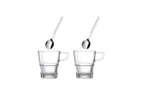 Tassen/Löffel Set Senso, 4-teilig