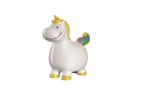 Spardose Bambini Einhorn, Porzellan, weiß