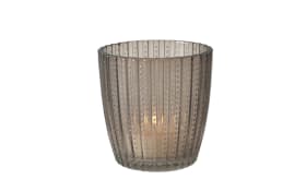 Windlicht Marilu, grau lackiert, 4-teilig