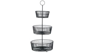 Etagere Gea in matt schwarz, 66 cm