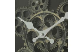 Wanduhr Big Time in schwarz, 38 cm