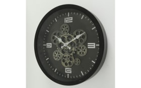 Wanduhr Big Time in schwarz, 38 cm