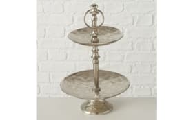 Etagere Saviour, Aluminium, silber, 35 cm