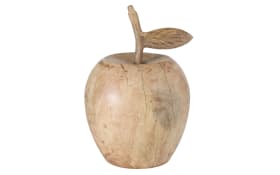 Apfel Wumel, Mangoholz naturfarbig, 22 cm
