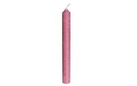 Stabkerze Rustic, rosa, 4-teilig
