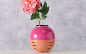 Vase Tucol, pink/orange