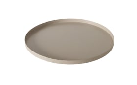 Tablett Rondella, beige, 40 cm 