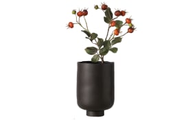 Übertopf Solana, schwarz, 20 cm