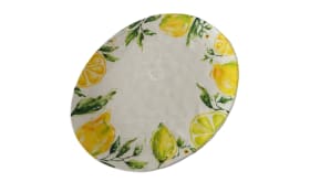 Servierplatte Lemony, gelb/weiß/grün, 31 cm