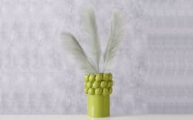Vase, grün, 25,5 cm