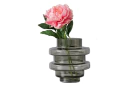 Vase Cytra, dunkelgrau, 22 cm
