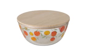 Glasschale Fruits, orange/rot, 23,3 cm