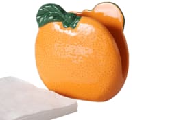 Serviettenhalter Orange, orange/grün
