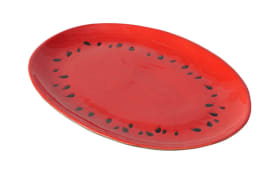 Servierplatte Melone, rot/grün