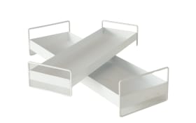 Tablett 2er-Set Wolga, weiß