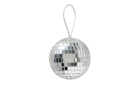 Dekoanhänger Disco, silber, 10 cm