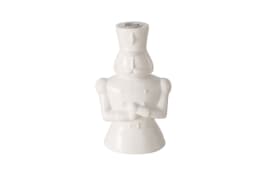 Kerzenleuchter Cascam, weiß, 11,5 cm