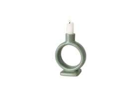 Kerzenleuchter-Set Valongo, grün, 2-teilig