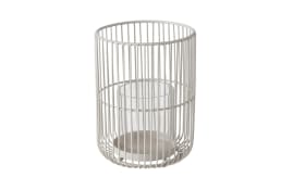 Windlichtset Cindy, beige, 2-teilig