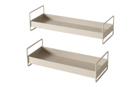 Tablettset Wolga, beige, 2-teilig