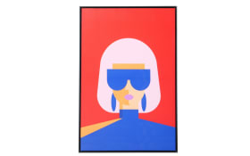 Bild Rachel, Kunstdruck Frau, inkl. Rahmen
