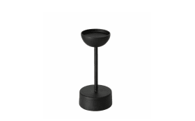 Kerzenleuchter Vimo, schwarz, 20 cm