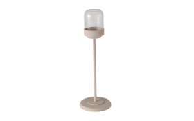 Windlichtset Senza, beige, 3-teilig