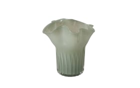Vase Sagia, hellgrün, 20 cm