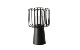 Windlicht Claudio, schwarz, 29 cm 