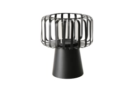 Windlicht Claudio, schwarz, 21 cm 