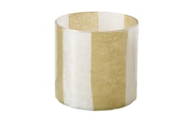 Windlicht Lema, beige, 10 cm