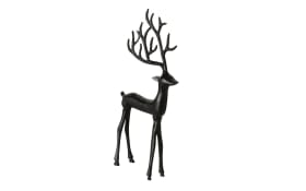 Figur Hirsch, schwarz, 38 cm