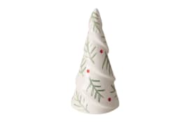 Dekoaufsteller Lorna, weiß, 13 cm