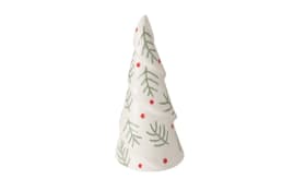 Dekoaufsteller Lorna, weiß, 21 cm