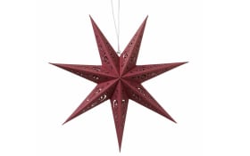 Dekoanhänger Kassina, dunkelrot, 16,5 cm