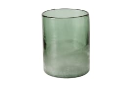 Windlicht Halla, grün, 18 cm