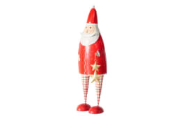 Dekofigur Weihnachtsmann, rot/weiß, 45 cm