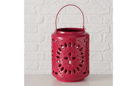 Windlicht Festival, pink, 20 cm