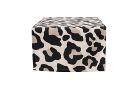 Tischläufer Leony, schwarz/braun, 140 cm