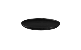 Essteller coppa kuro, Porzellan, schwarz, 26,5 cm