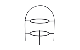 Etagere ligne noire, 2-stufig, 28 cm