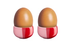 Eierbecher Joy, rot/rosa, 2-teilig