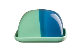Butterdose Joy, blau/grün, 6 cm
