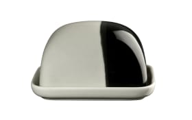 Butterdose Joy, schwarz/grau, 6 cm